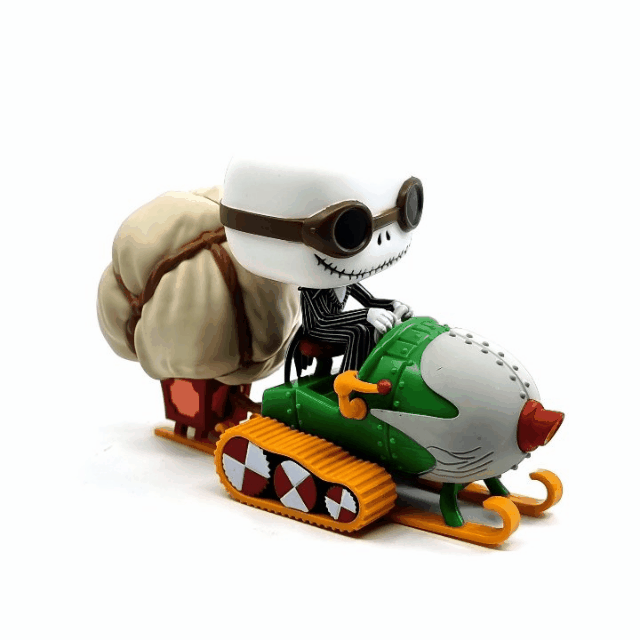 Figura POP Pesadilla Antes de Navidad S8: Jack Goggles & Snowmobile-360