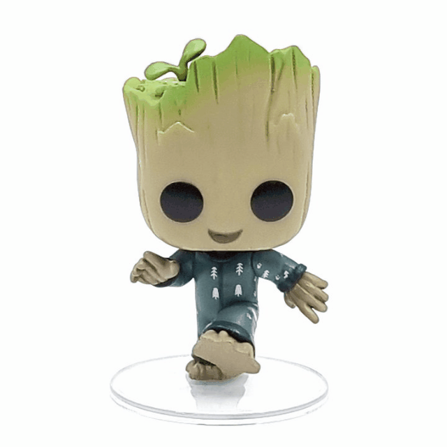 Figura POP Marvel Groot PJs (Dancing)-360