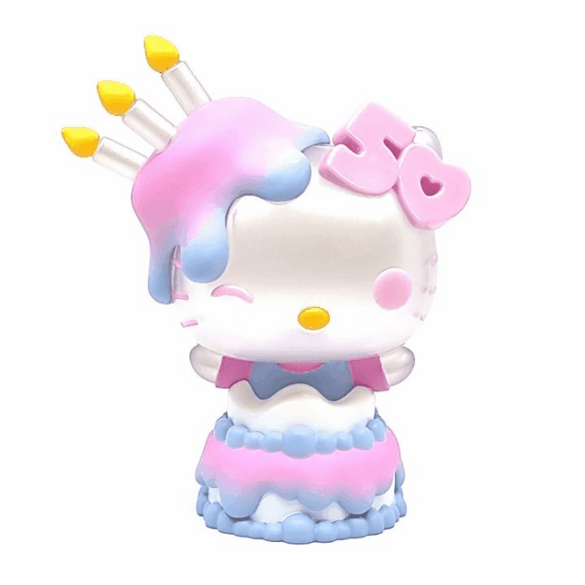 Figura Pop Hello Kitty 50th: Hello Kitty con Tarta-360