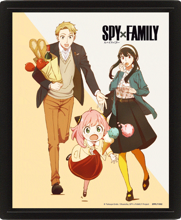 Cuadro 3D Spy X Family: Cool vs Family-360