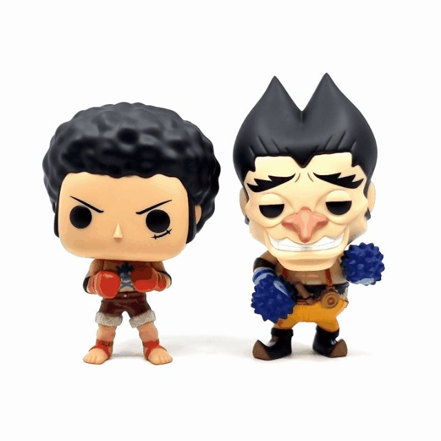 Pack de 2 Figuras One Pice: Luffy y Foxy-360