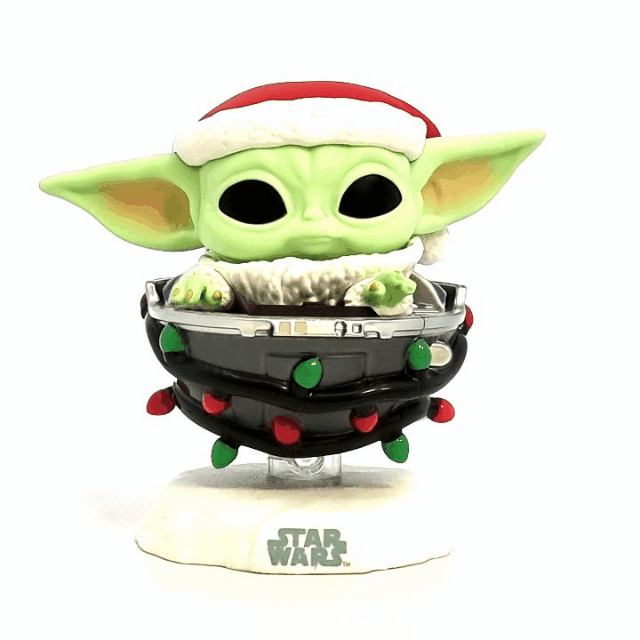 Figura Pop Star Wars The Mandalorian Holidays: Grogu Pram-360