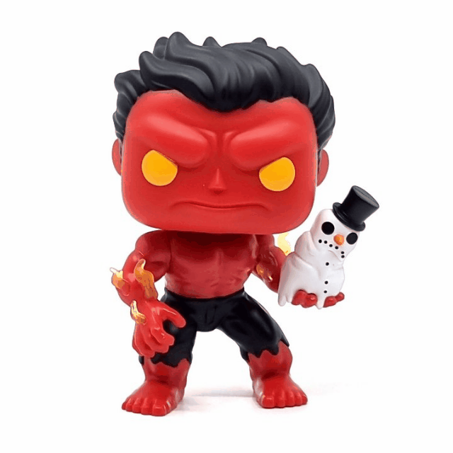 Figura Pop Marvel Holidays: Hulk rojo-360