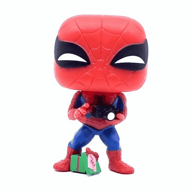 Figura Pop Marvel Holidays: Spider-Man con Regalo-360