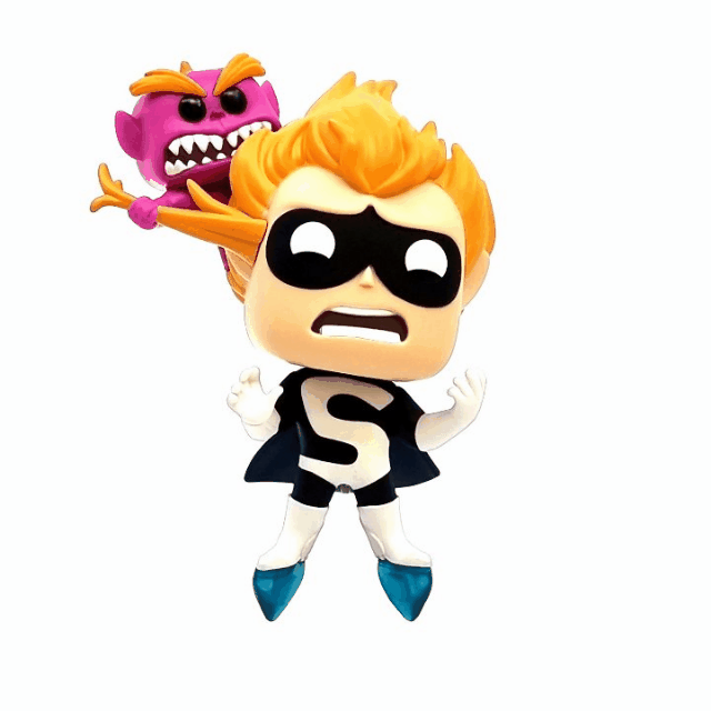 Figura Pop Premium: Incredibles 20th- JJ & Syndrome-360