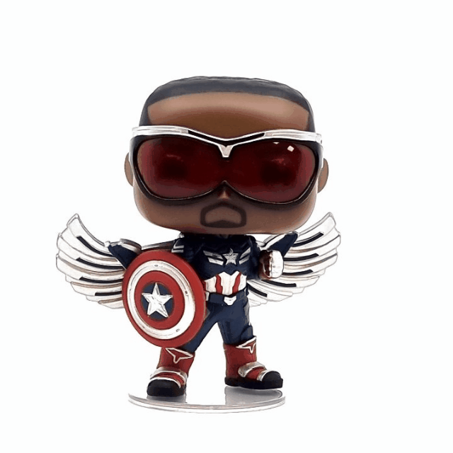 Figura POP Marvel: Captain America Brave New World: Captain America-360