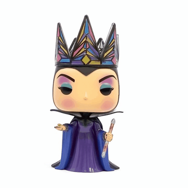 Figura POP Disney Reina Malvada Vestido Negro y Morado-360