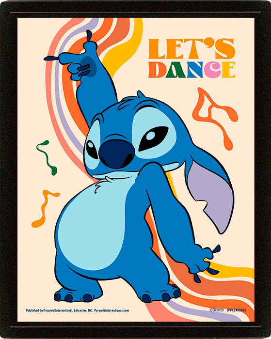Póster Lilo & Stitch 3D Let´s Dance-360