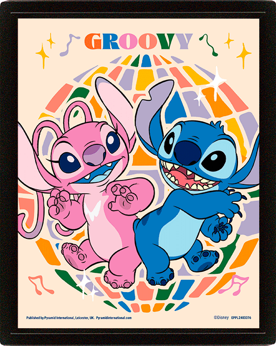 Póster Lilo & Stitch 3D Groovy-360