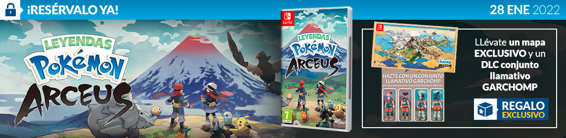 ¡Reserva! Pokémon Arceus + DLC y Mapa