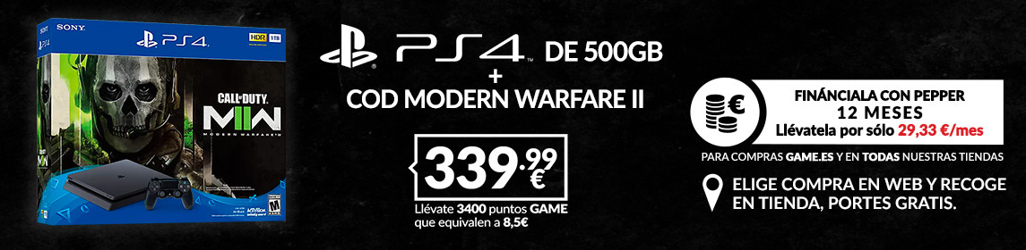 Pack PS4 + COD MWII en GAME.es