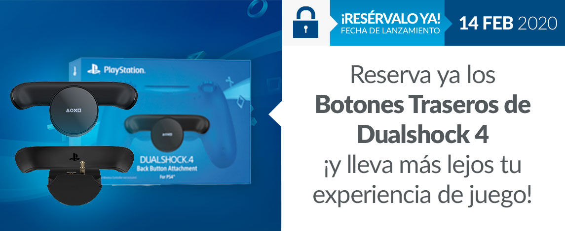 BOTONES TRASEROS DE DUALSHOCK 4