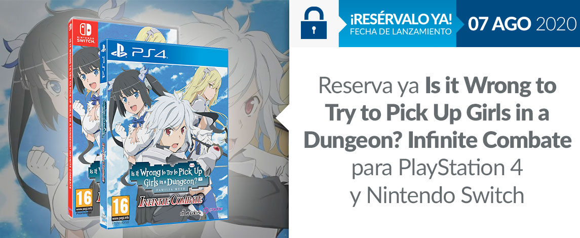 IS IT WRONG TO TRY TO PICK UP GIRLS IN A DUNGEON? INFINITE COMBATE