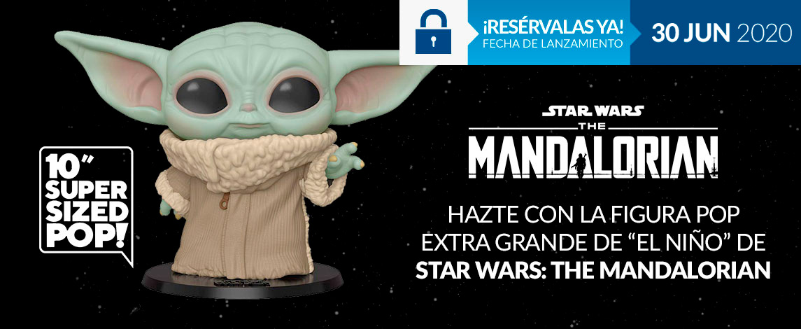 FIGURA POP STAR WARS THE MANDALORIAN: THE CHILD 10"