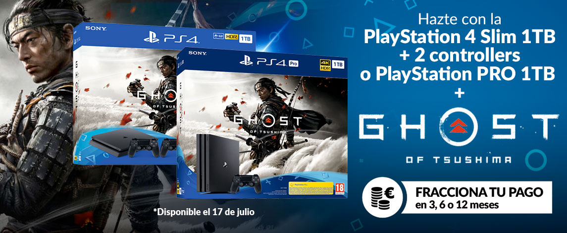 PLAYSTATION 4 + GHOST OF TSUSHIMA