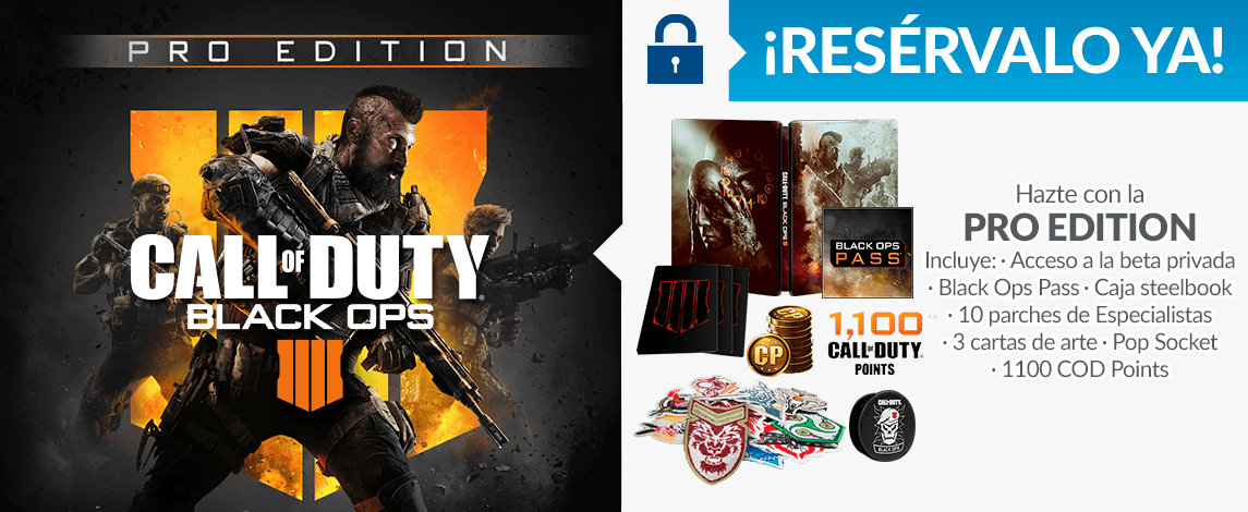 CALL OF DUTY BLACK OPS 4 PRO EDITION