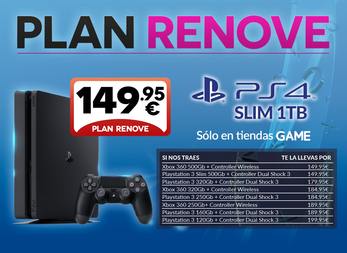Plan Renove de PS4