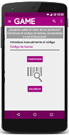 App GAME Valoración