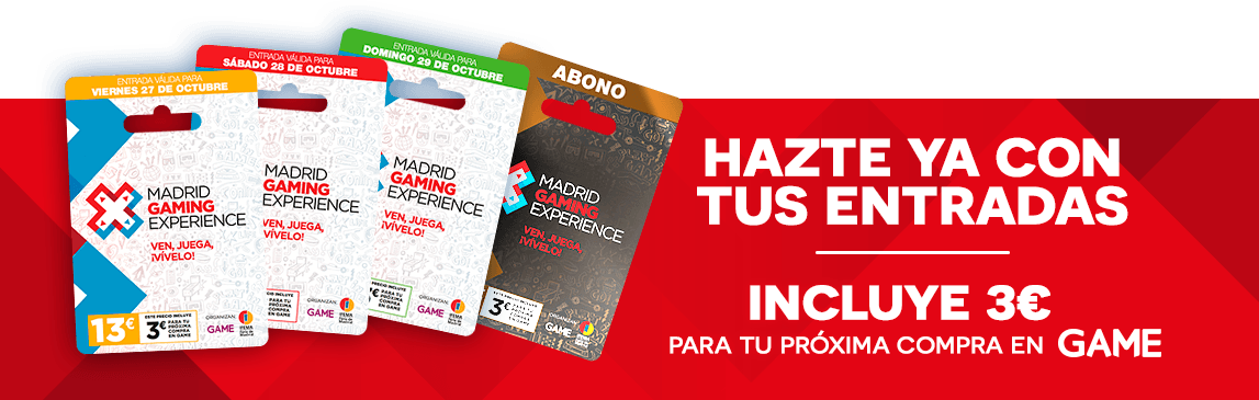 Compra tu entrada para MGE en GAME.es Compra tu entrada para MGE en GAME.es