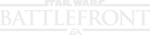 Star Wars Battlefront logo blanco