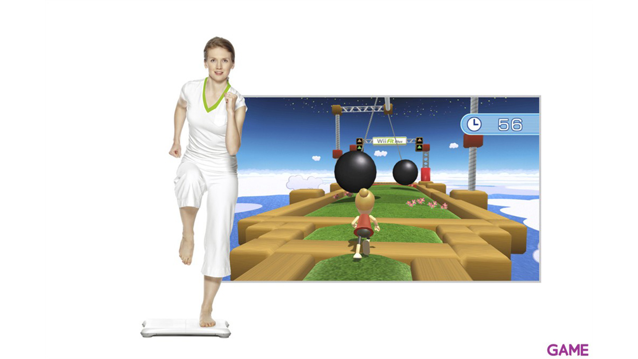 Wii Fit Plus + Tabla equilibrio negra-5