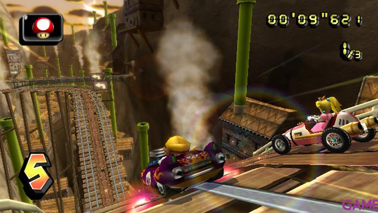 Wii Negra + Mario Kart + Volante-0
