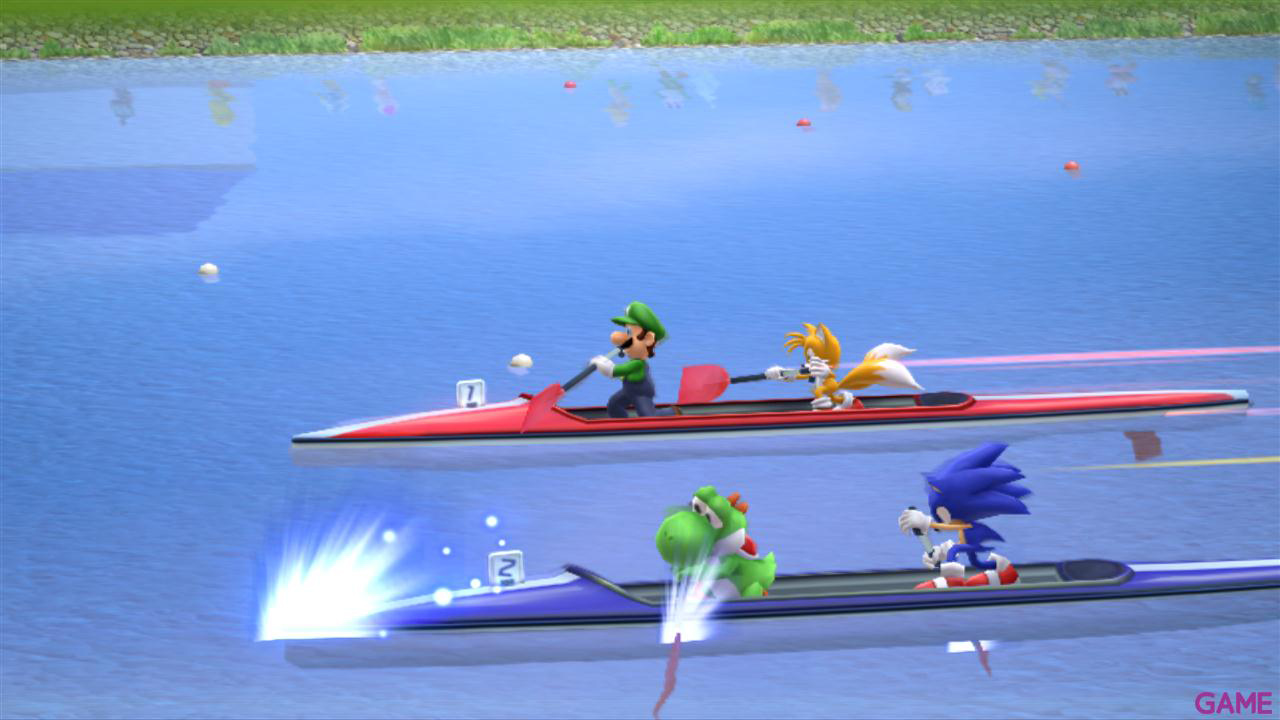Wii Azul + Mario & Sonic-1