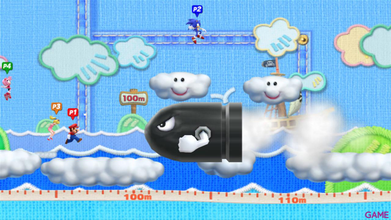 Wii Azul + Mario & Sonic-3
