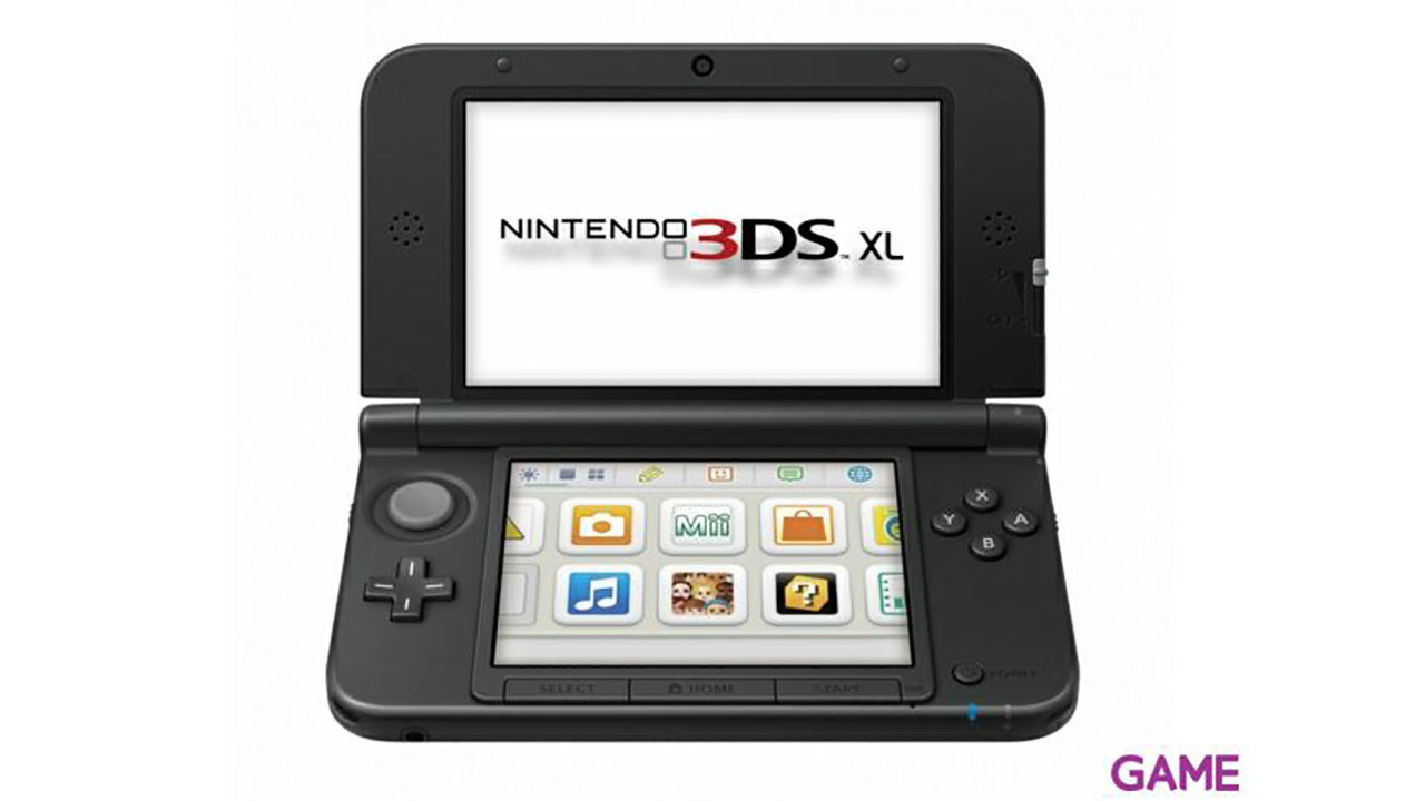 Nintendo 3DS XL Negra y Azul-2