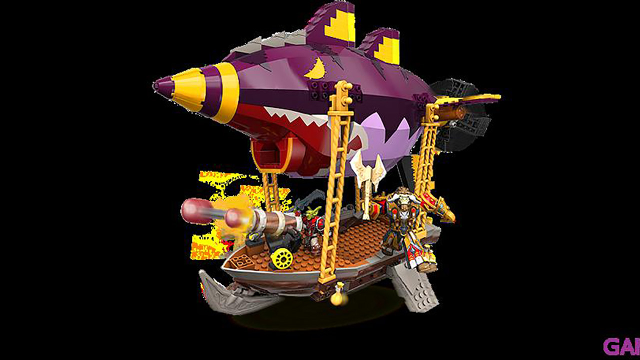 World of Warcraft Zepplin Goblin Megabloks-7