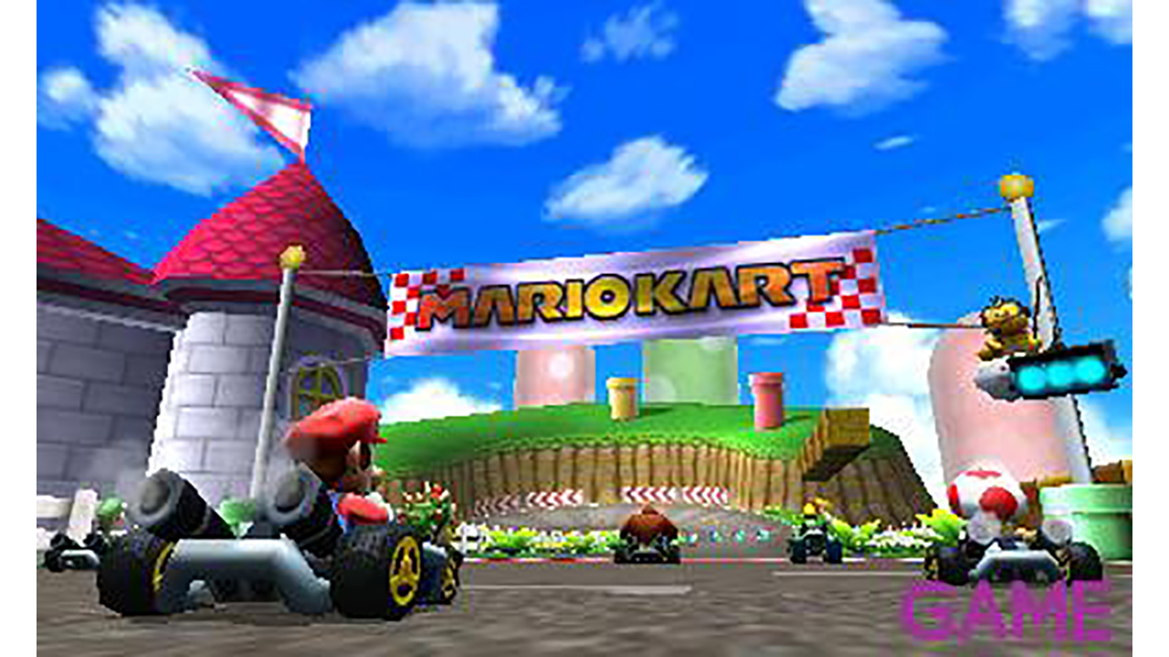 Nintendo 3DS XL Blanca + Mario Kart 7 Preinstalado-2