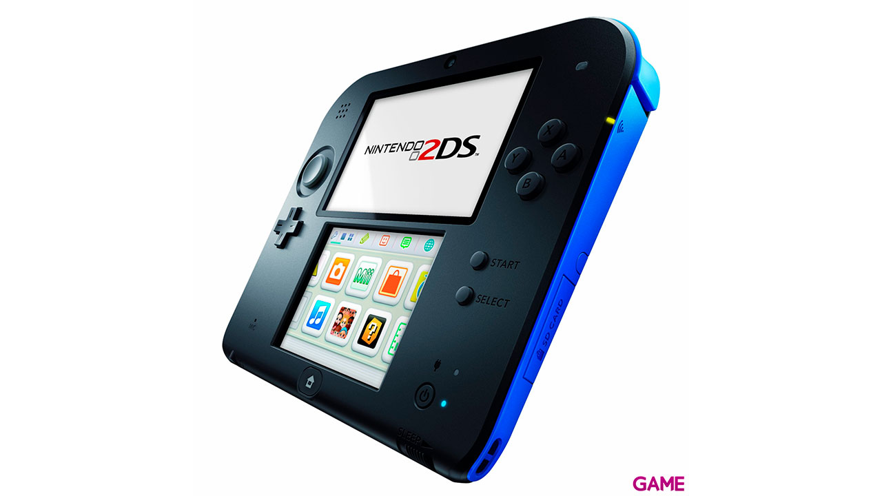 Nintendo 2DS Negro-Azul-0