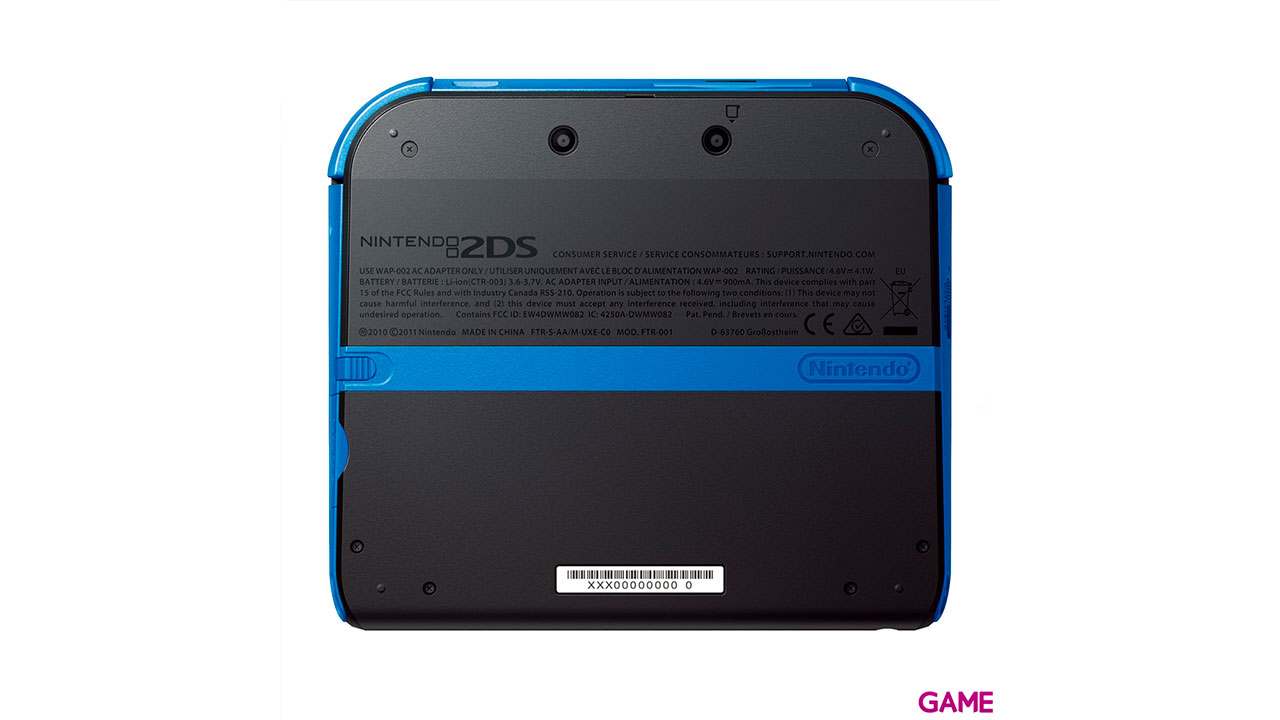 Nintendo 2DS Negro-Azul-1
