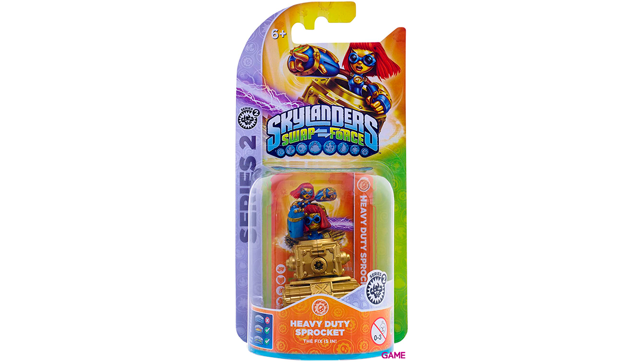 Figura Skylander (Serie 2) Heavy Duty Sprocket·-3