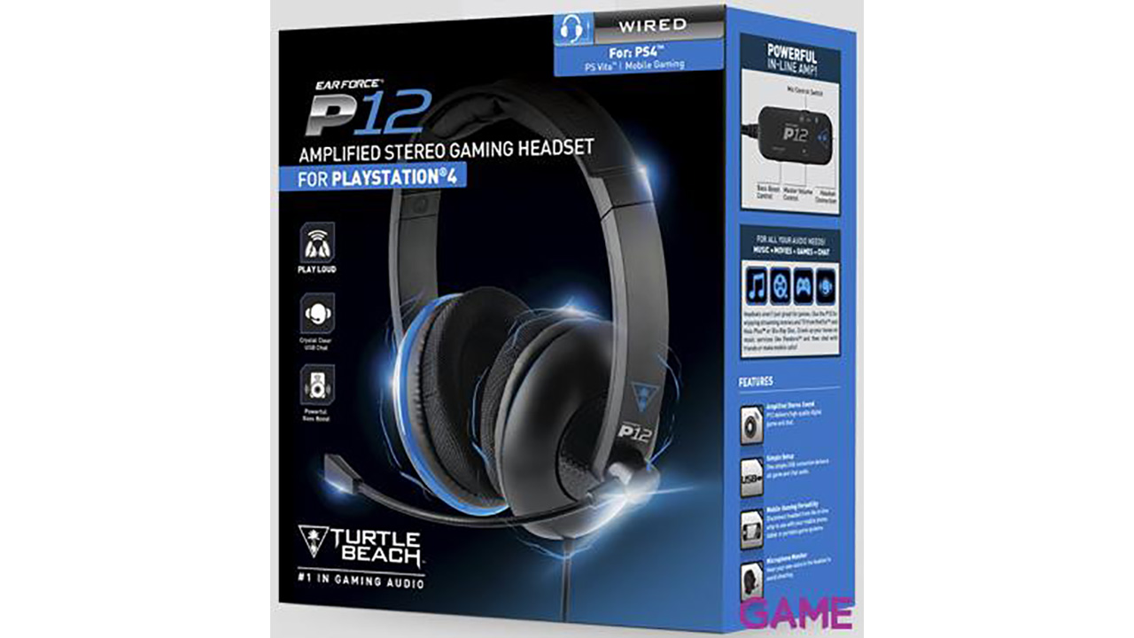 Auriculares Turtle Beach P12 Stereo-1