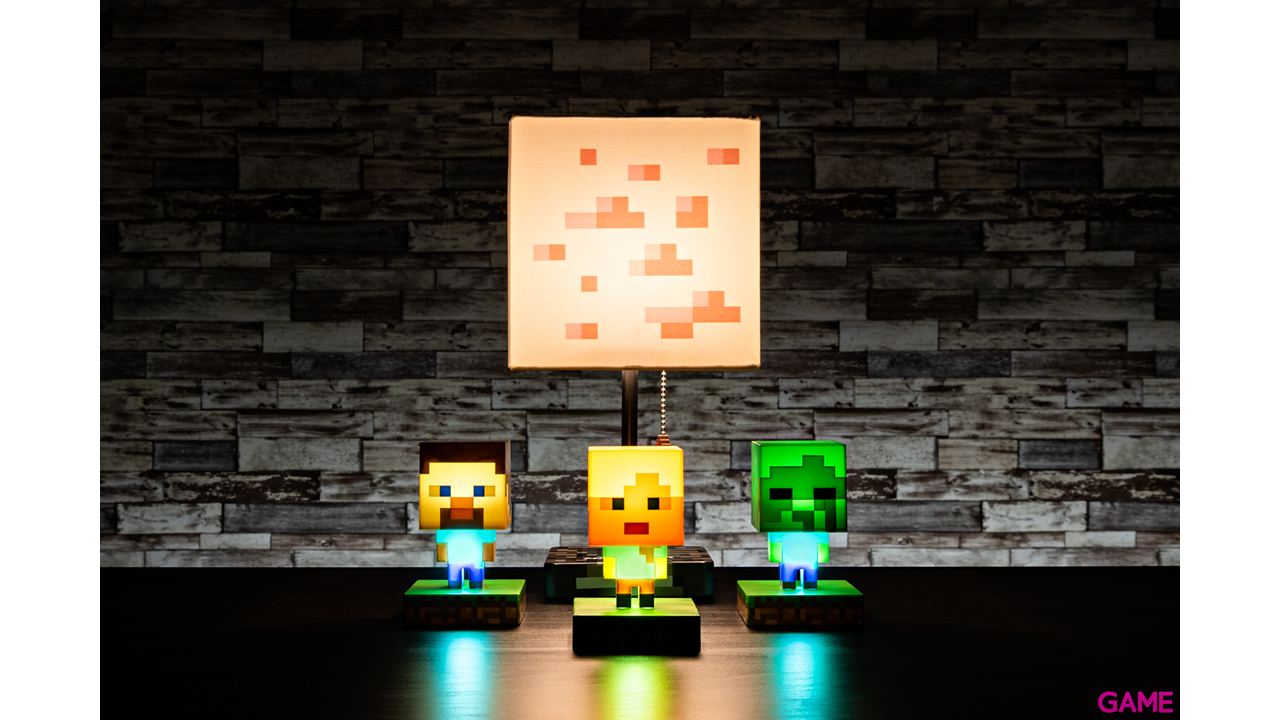 Camiseta Minecraft Creeper Glow in Dark Talla L-4