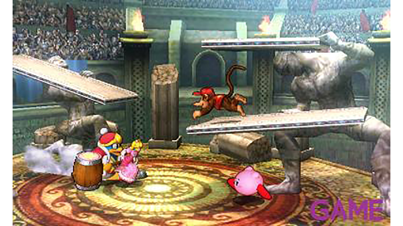Nintendo 3DS XL Roja + Super Smash Bros Preinstalado-5