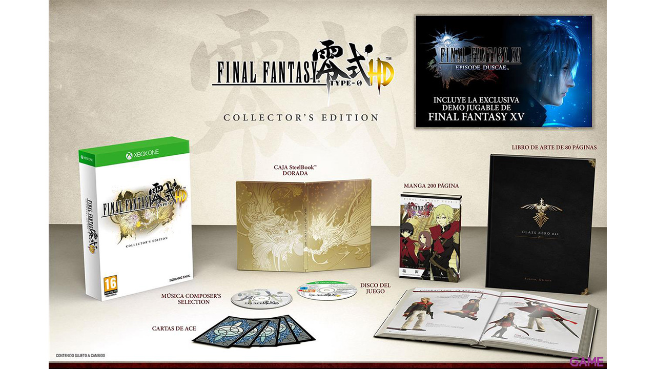 Final Fantasy Type-0 HD Edicion Coleccionista-0
