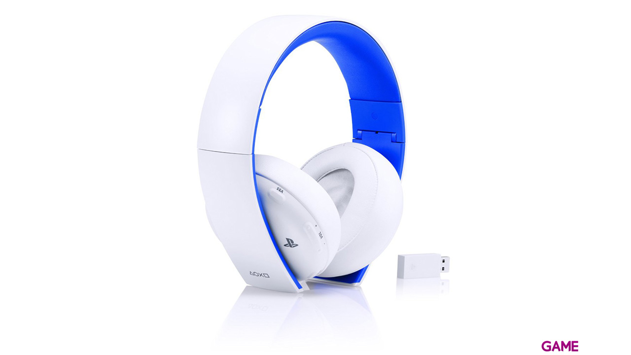 Auriculares Wireless Estereo SONY White PS4-PS3-PSV - Auriculares Gaming-0