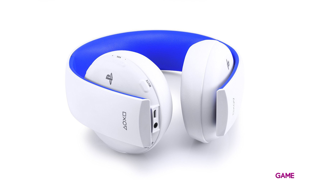 Auriculares Wireless Estereo SONY White PS4-PS3-PSV - Auriculares Gaming-5
