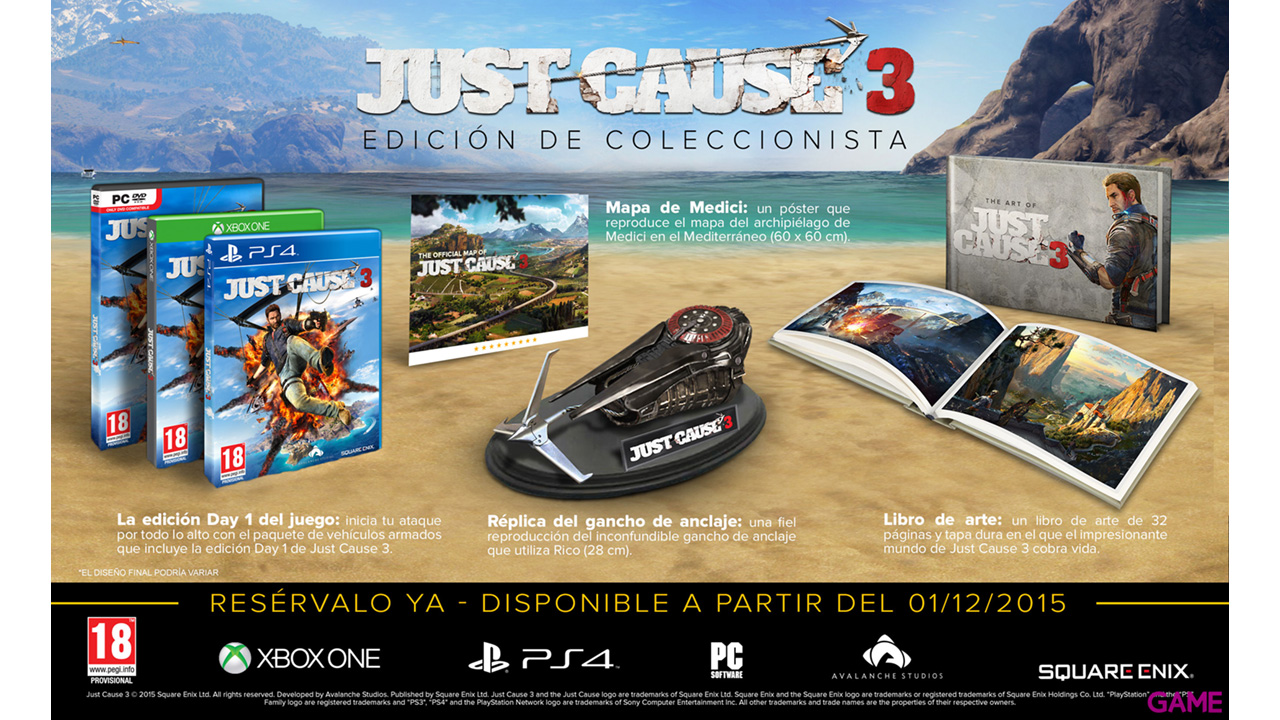 Just Cause 3 Edición Coleccionista-0