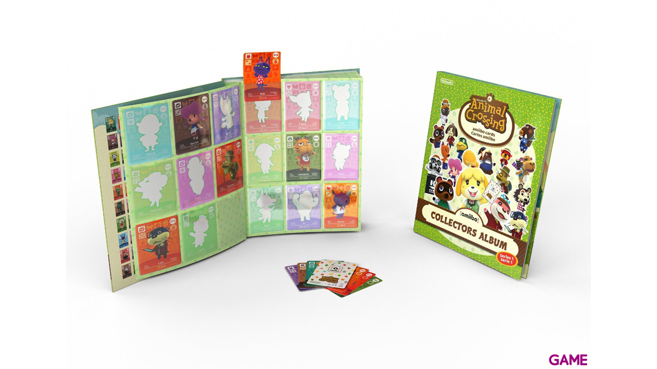 Pack 3 Tarjetas Amiibo Animal Crossing Happy Home Designer + Album-0