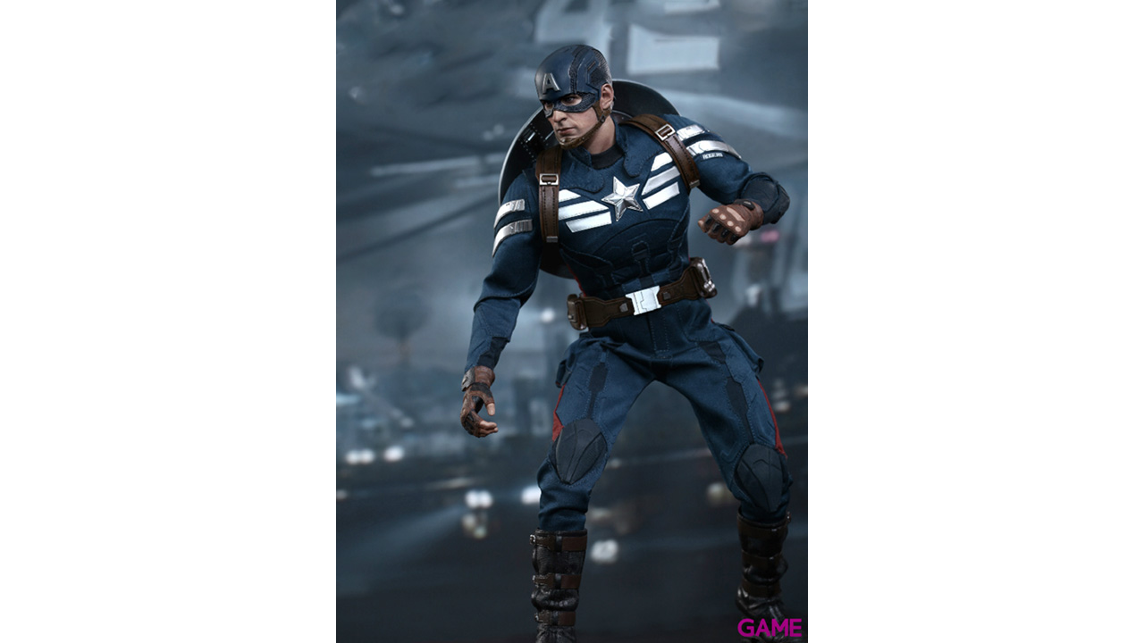 Estatua Marvel Capitán America Stealth Suit 30cm-1