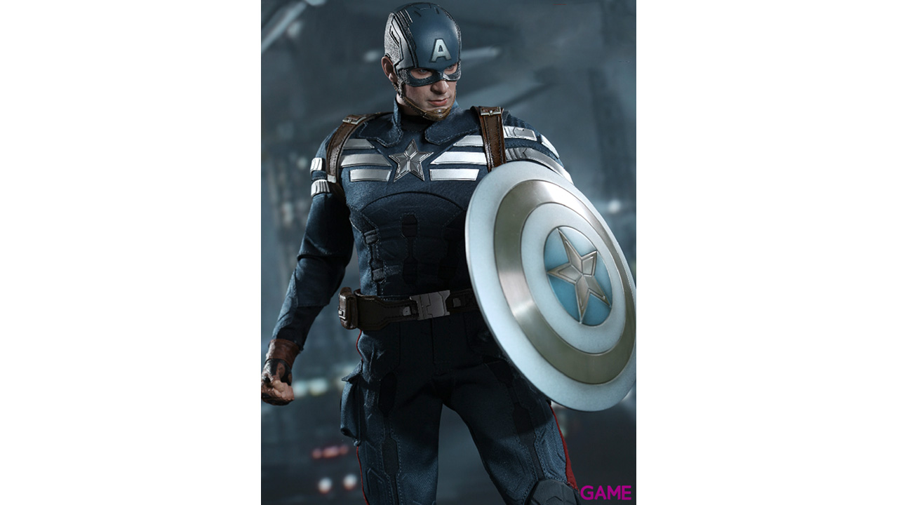 Estatua Marvel Capitán America Stealth Suit 30cm-2
