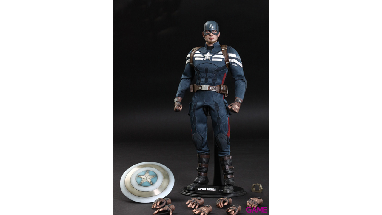 Estatua Marvel Capitán America Stealth Suit 30cm-3