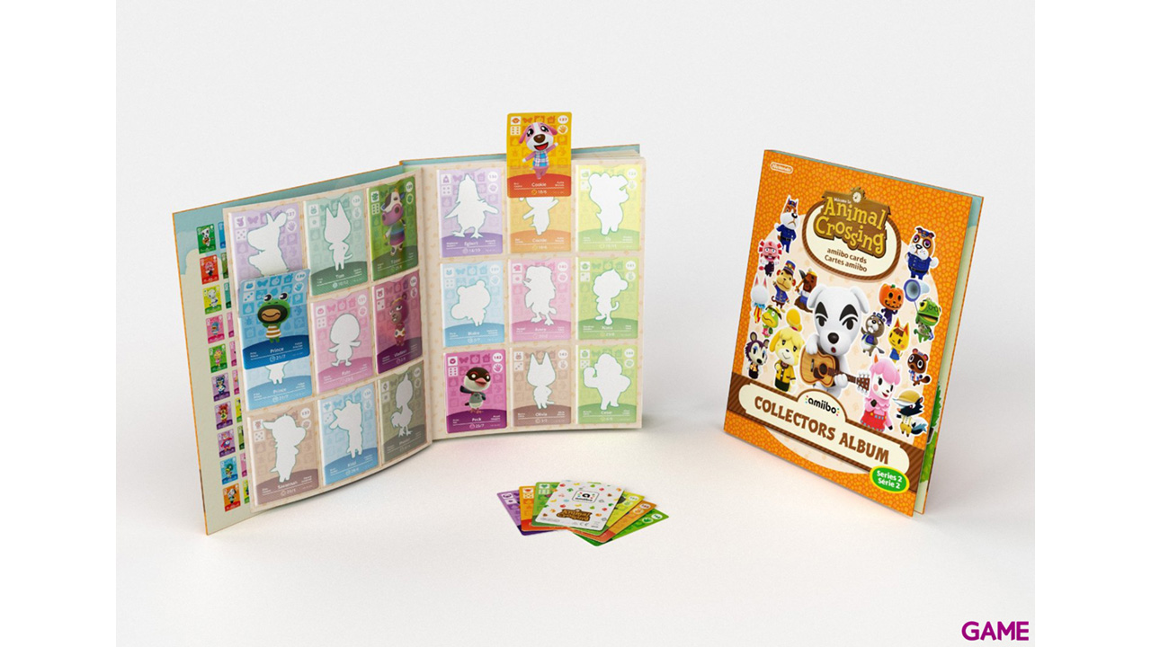 Pack 3 Tarjetas amiibo Animal Crossing HHD + Album - Serie 2-0