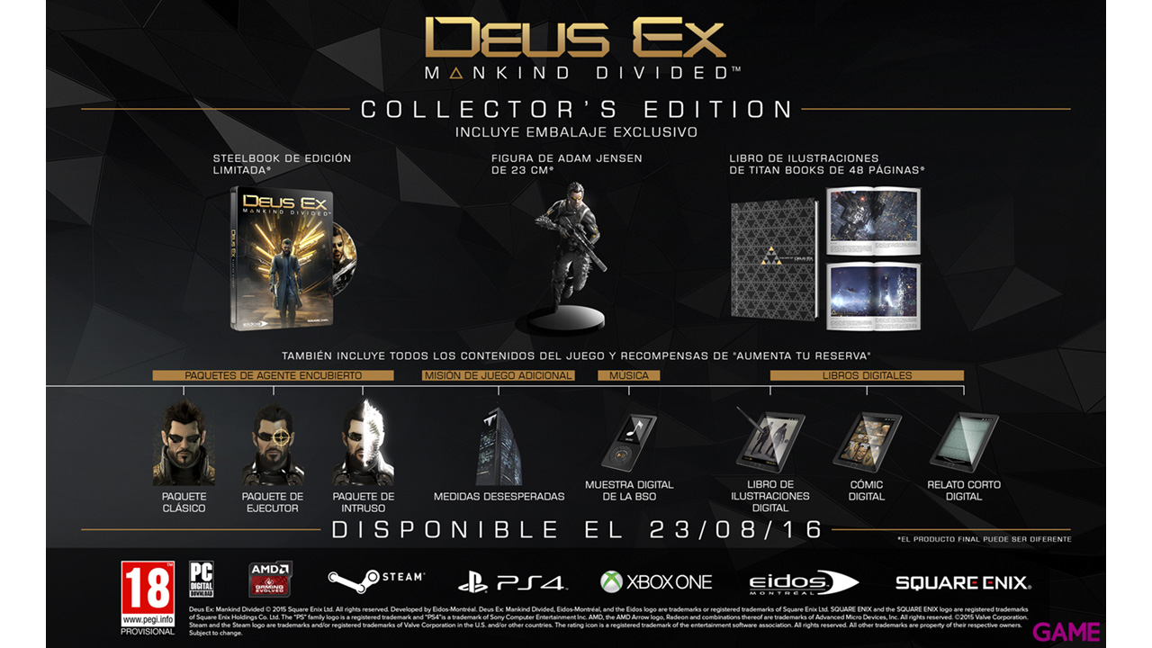 Deus Ex: Mankind Divided Collectors Edition-0