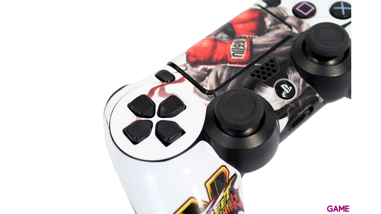 Skin para Playstation 4 y 2 Controllers Street Fighter V-5