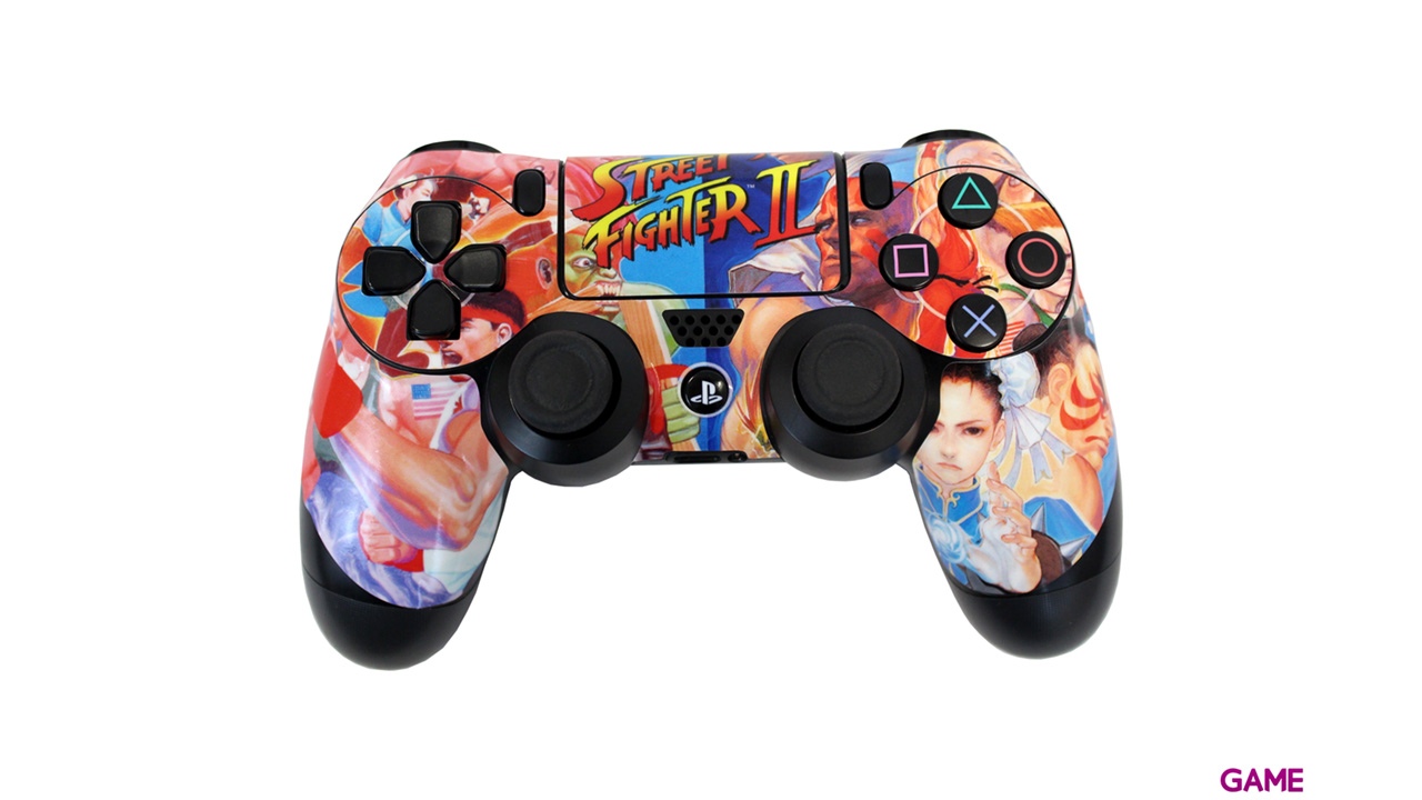 Skin para Playstation 4 y 2 Controllers Street Fighter Clásico-4