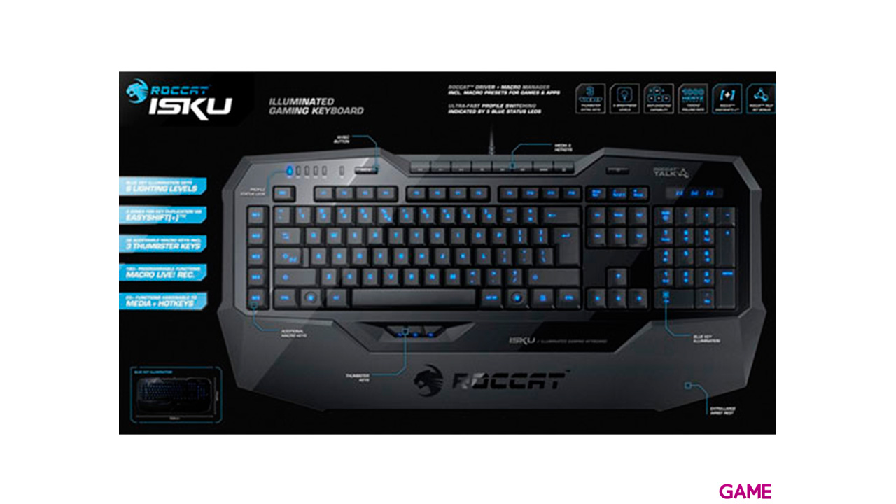 Roccat Isku - Teclado Gaming-0